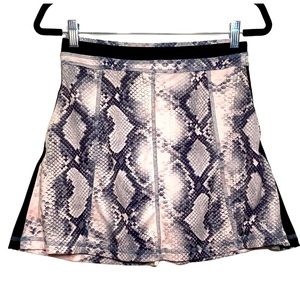 Sofibella Snakeskin Print 16” Golf Pickleball Tennis Skirt Skort